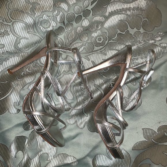 Badgley Mishka platform strappy heels - Picture 1 of 4